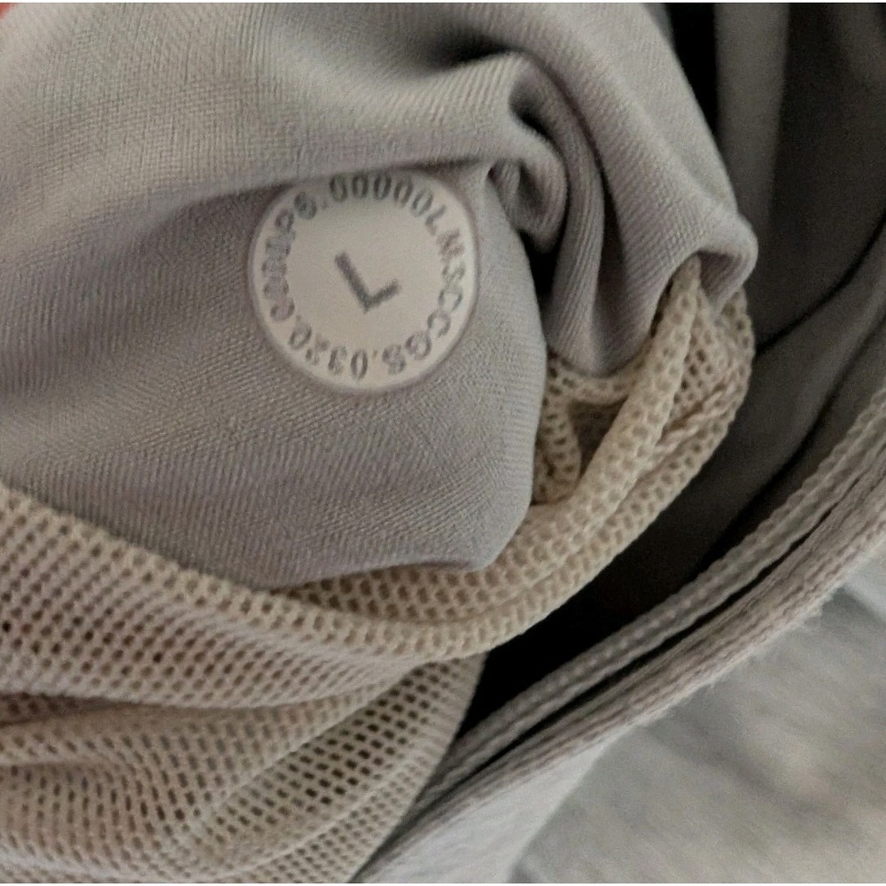 Lululemon City Sweat Full Zip Hoodie Men's Large Heathered Light Gray Jacket * - Picture 12 of 12